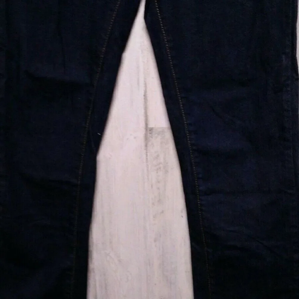 Zara Jeans Dark Wash Mid-Rise 30 Slim Straight